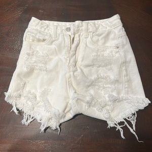 SHEIN High Waisted Jean Shorts
